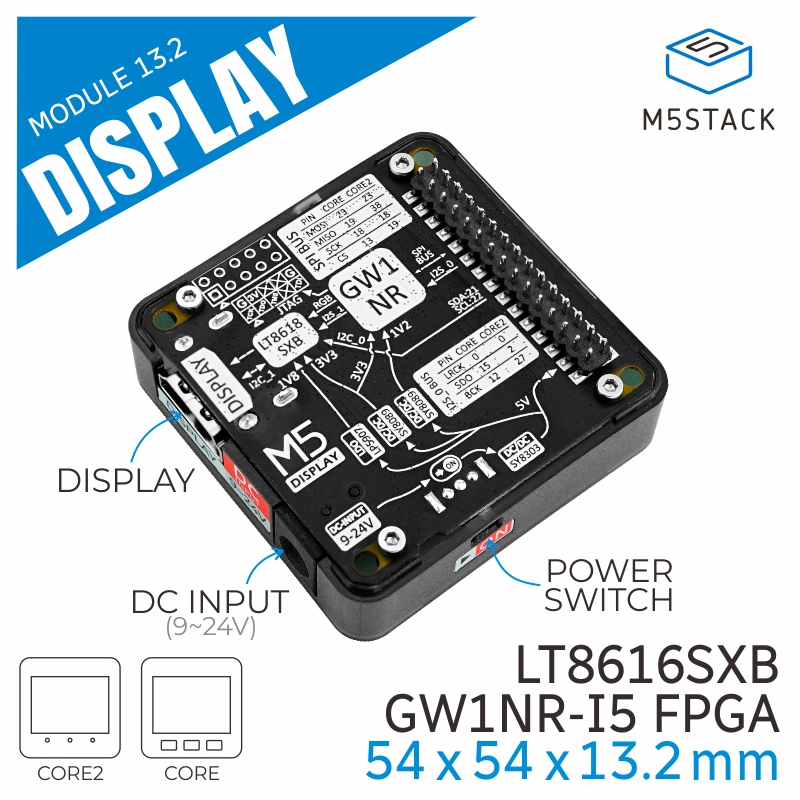 Electronics Project Kit - Technologie d'affichage officielle M5Stack, 13.2