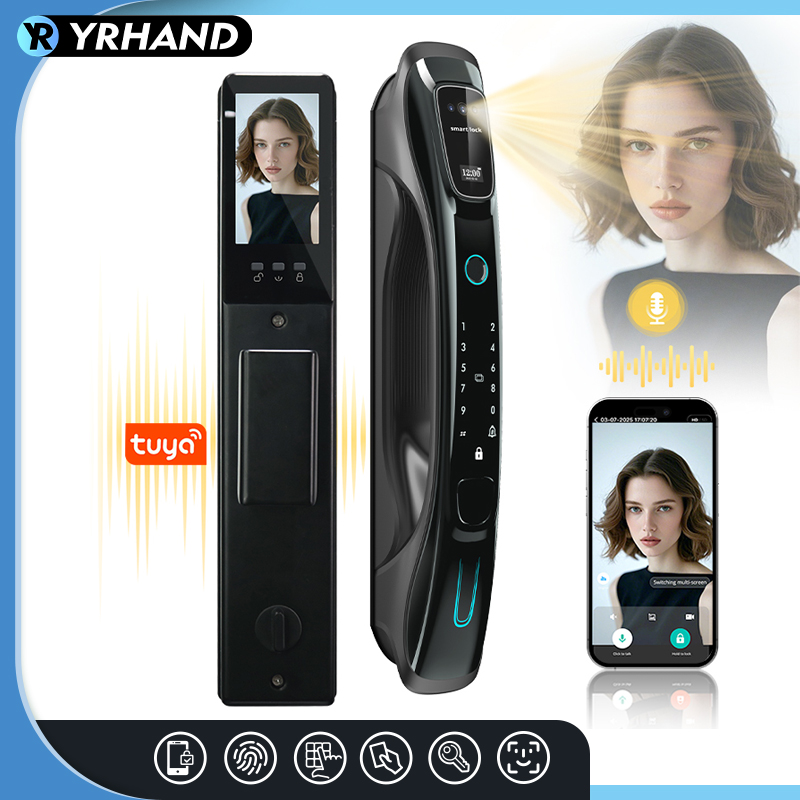 Smart Door Lock Wifi - Serrure intelligente avec reconnaissance faciale 3D,