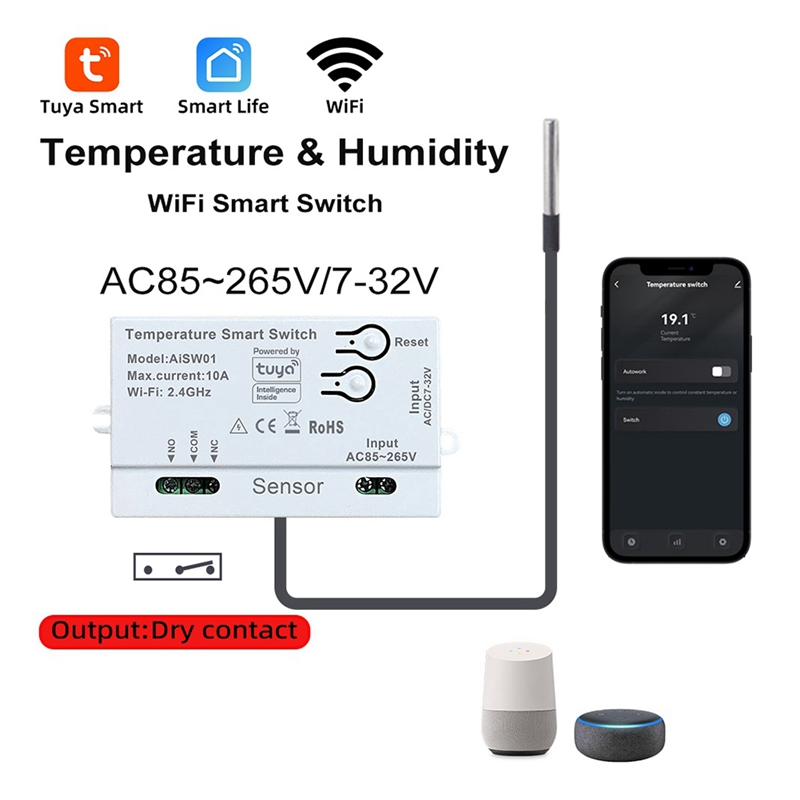 Capteur de température WiFi Tu - Wifi Thermostat avis et prix