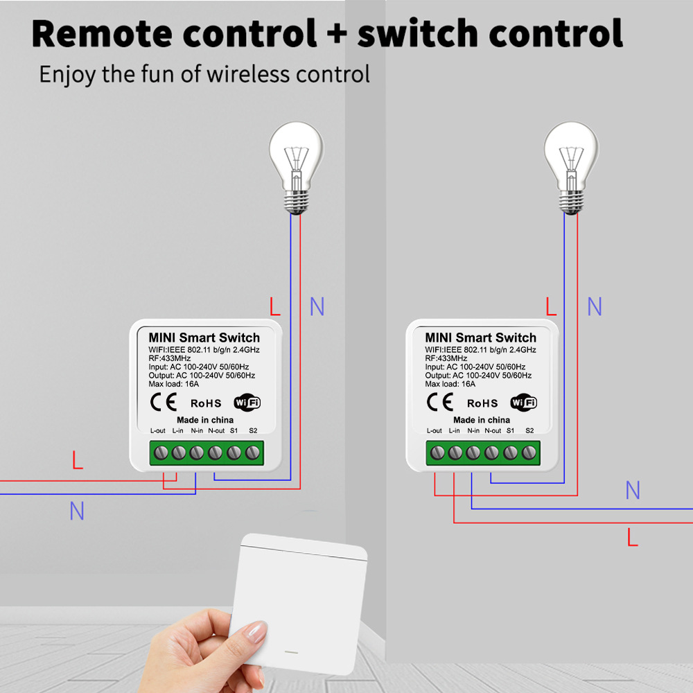 Interrupteur intelligent WiFi  - Smart Light Switch Wifi avis et prix