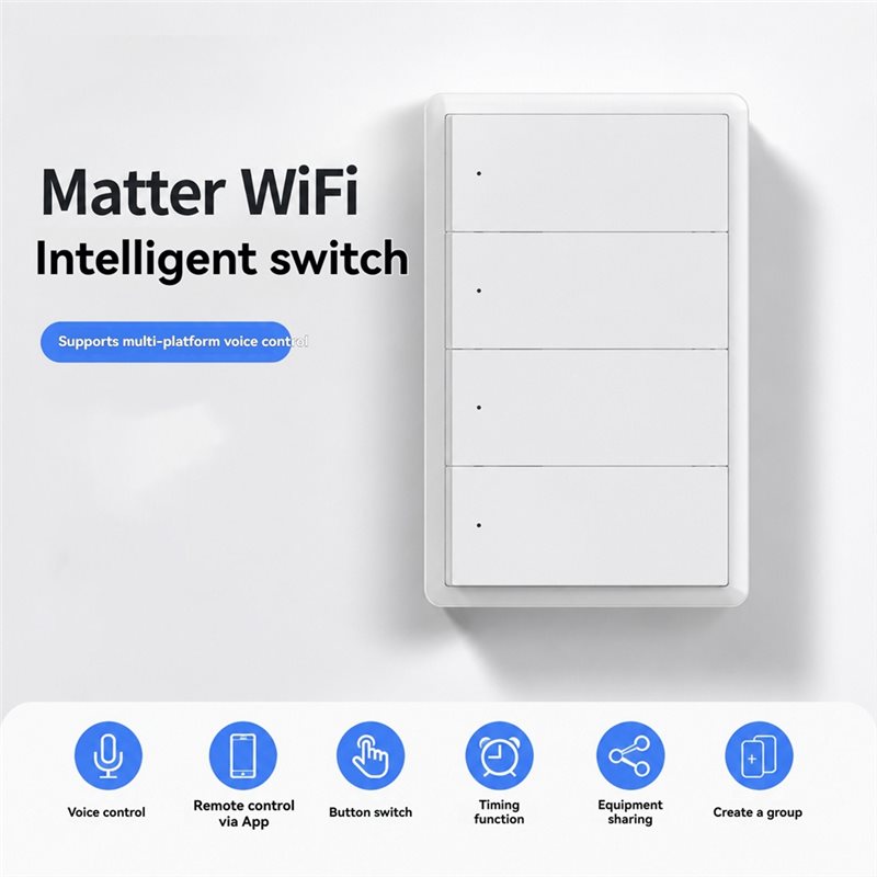 DTA4 – Contrôle vocal pour int - Smart Light Switch Wifi avis et prix