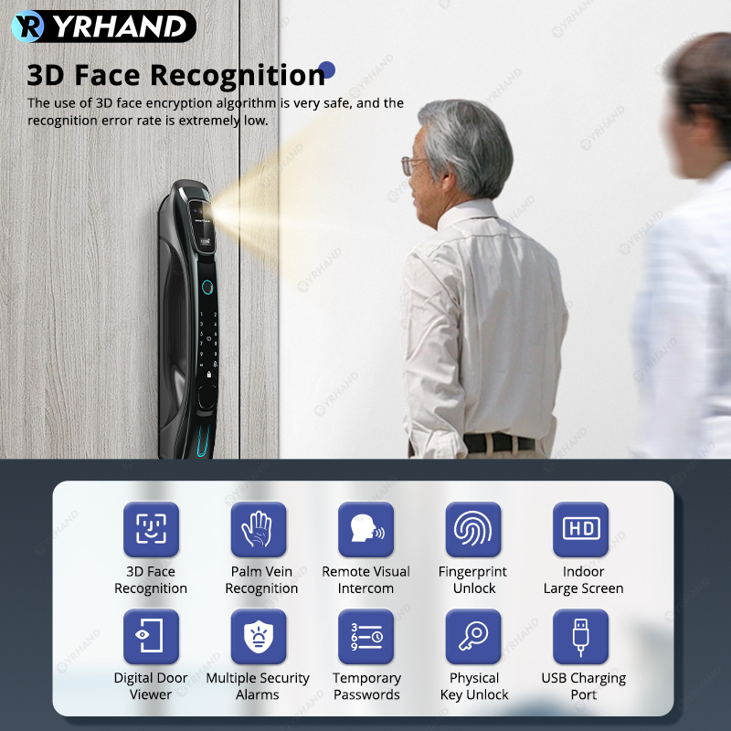 Serrure intelligente avec reco - Smart Door Lock Wifi avis et prix
